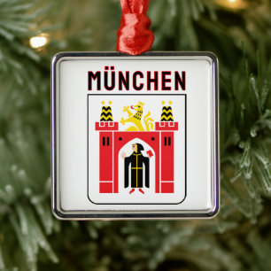 Adorno Metálico Escudo de armas mayor de Múnich