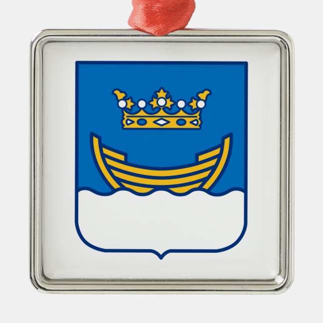 Adorno Metálico Escudo de Helsinki (Finlandia) (Frente)