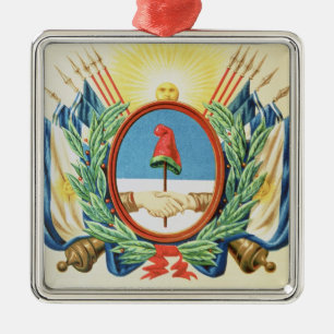 Adorno Metálico Escudo de la confederación de la Argentina