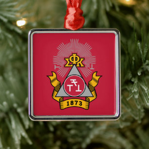 Adorno Metálico Escudo de Phi Sigma Kappa