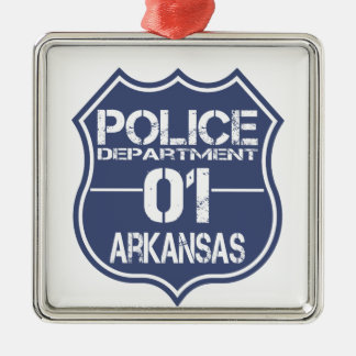 Adorno Metálico Escudo del Departamento de Policía de Arkansas 01