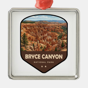 Adorno Metálico Escudo del Parque Nacional Bryce Canyon