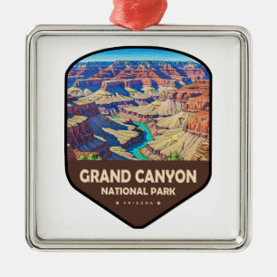 Adorno Metálico Escudo del Parque Nacional del Gran Cañón