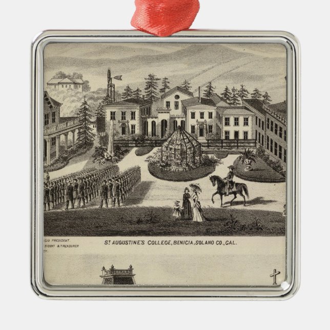 Adorno Metálico Escuela de Benicia (Frente)