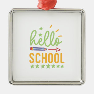 Adorno Metálico Escuela de Salud de Maestros