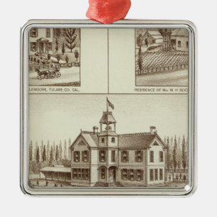 Adorno Metálico Escuela Lemoore, rancho Grangeville
