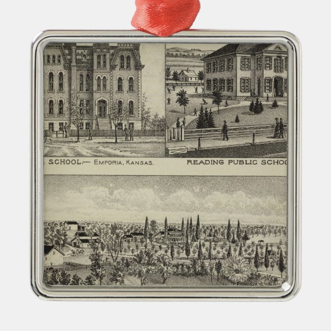 Adorno Metálico Escuela Normal Estatal de Kansas (Frente)