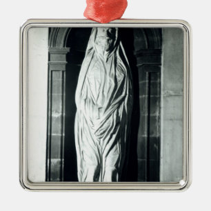 Adorno Metálico Escultura de piedra de John Donne en su cubierta