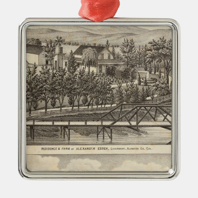 Adorno Metálico Esden, residencias del Clary (Frente)