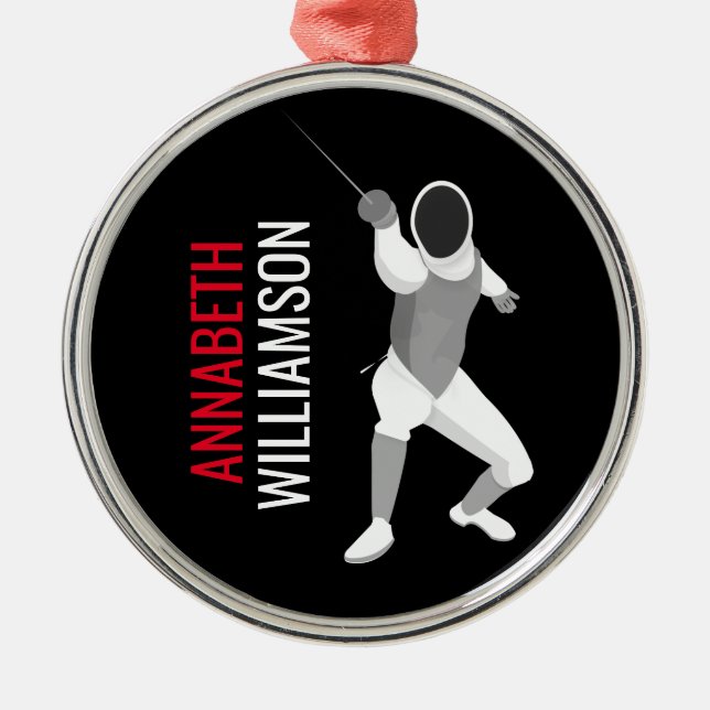 Adorno Metálico Esgrima (Frente)