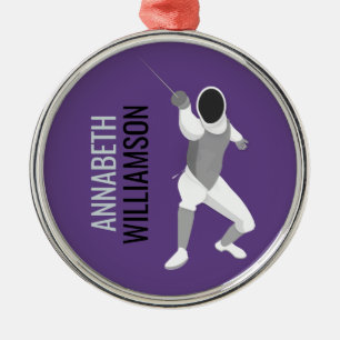 Adorno Metálico Esgrima