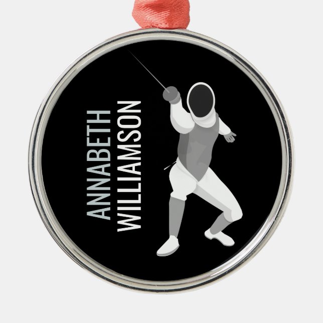 Adorno Metálico Esgrima (Frente)