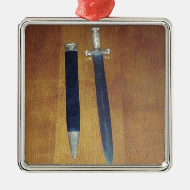 Adorno Metálico Espada del patrón Gladius (Frente)
