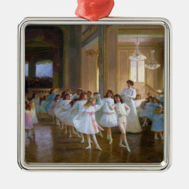 Adorno Metálico Espectáculo de baile (clase de ballet para bailari (Frente)