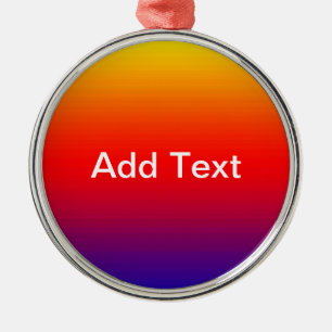 Adorno Metálico Espectro de colores horizontales -1