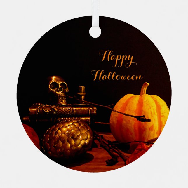 Adorno Metálico Espíritu de otoño - Vida fija (Anverso)