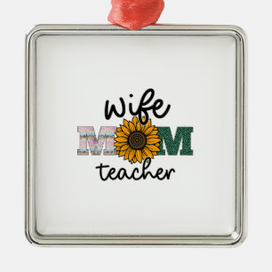 Adorno Metálico Esposa Mamá Profesor