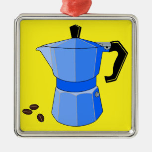 Adorno Metálico Espresso arcoiris azul