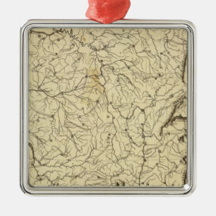 Adorno Metálico Esquema de Francia