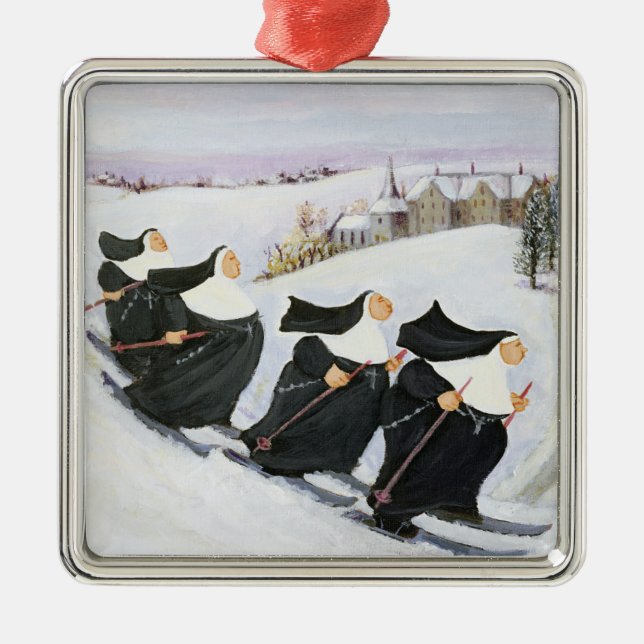 Adorno Metálico Esquí (Frente)