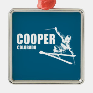 Adorno Metálico Esquiador de Cooper Colorado