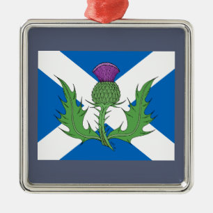 Adorno Metálico Esquisto y Saltire escoceses