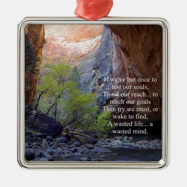 Adorno Metálico Establecimiento de objetivos Inspiradores (Frente)