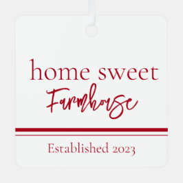 Adorno Metálico Establecimiento de una granja de dulces caseros