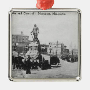 Adorno Metálico Estación de intercambio y el monumento de Cromwel
