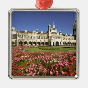 Adorno Metálico Estación de tren histórica, Dunedin, Nueva Zelan