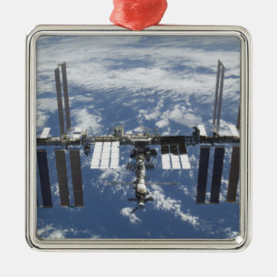 Adorno Metálico Estación espacial internacional en la órbita 2