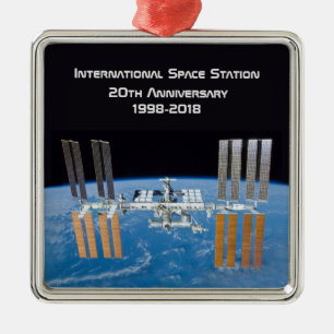 Adorno Metálico Estación Espacial Internacional ISS 20º aniversari