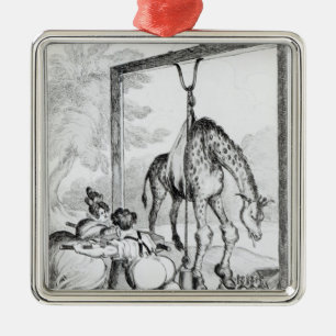 Adorno Metálico Estado de la jirafa, 1829