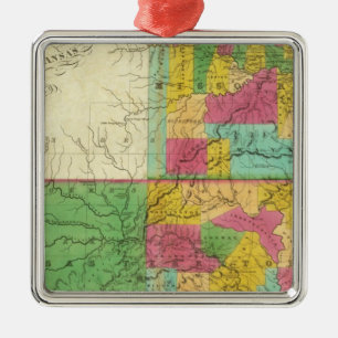 Adorno Metálico Estado de Missouri y del territorio de Arkansas