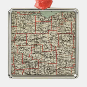 Adorno Metálico Estado de Ohio