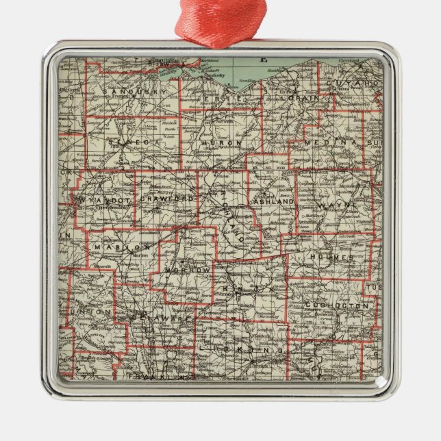 Adorno Metálico Estado de Ohio (Frente)