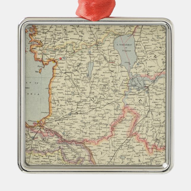 Adorno Metálico Estados bálticos (Frente)