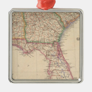 Adorno Metálico Estados de Carolina del Sur, de Georgia, y de