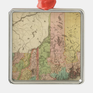 Adorno Metálico Estados de Maine, New Hampshire, Vermont