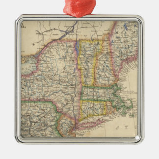 Adorno Metálico Estados de Maine, New Hampshire, Vermont