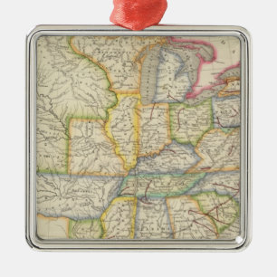 Adorno Metálico Estados Unidos 13