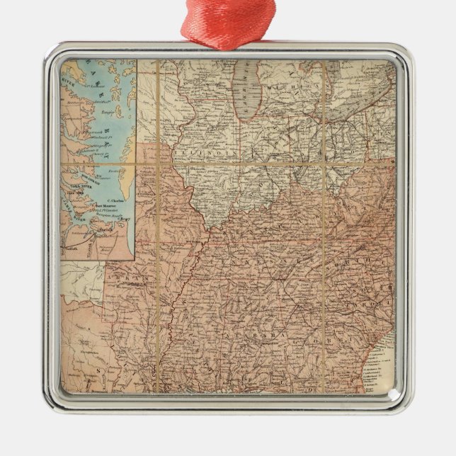 Adorno Metálico Estados Unidos 2 (Frente)