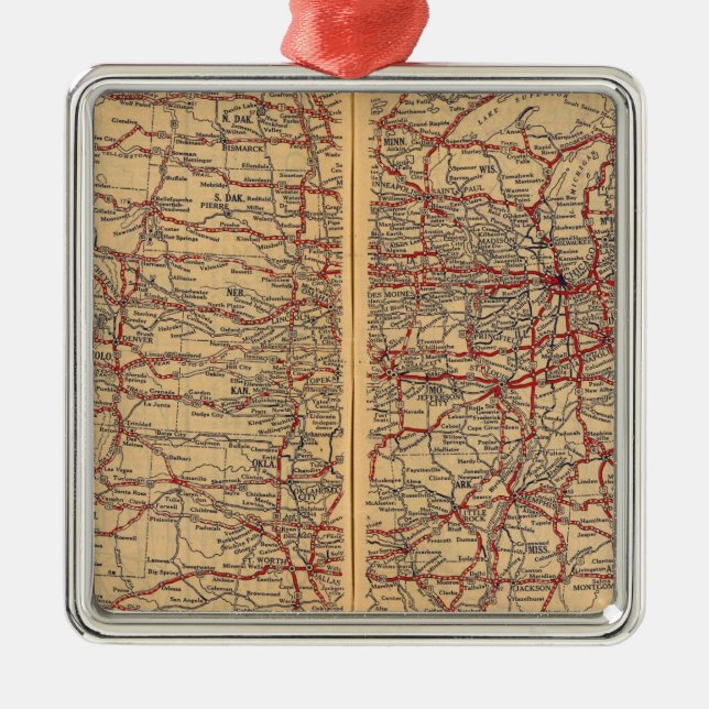 Adorno Metálico Estados Unidos 8 (Frente)