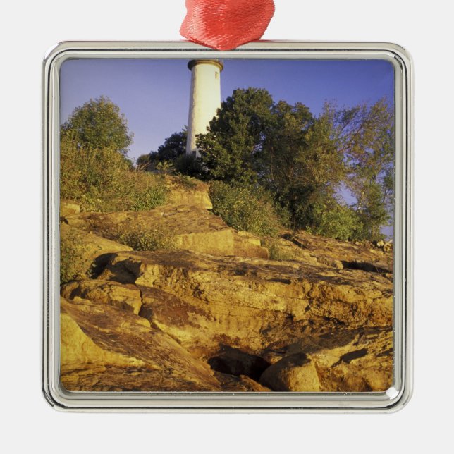 Adorno Metálico Estados Unidos, Michigan, Lago Huron. Pointe Aux B (Frente)