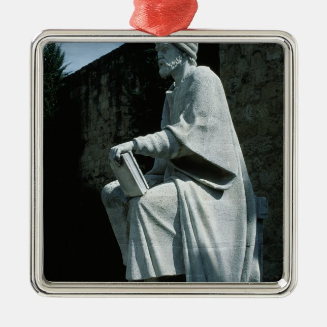 Adorno Metálico Estatua de Averroes (Frente)