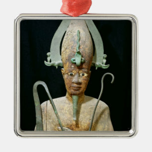 Adorno Metálico Estatua del culto de Osiris