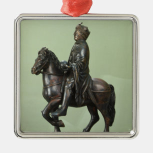 Adorno Metálico Estatua ecuestre de Carlomagno 2