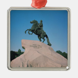 Adorno Metálico Estatua ecuestre de Peter I el grande, 1782