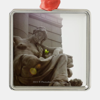 Adorno Metálico Estatua india americana del Museo Nacional