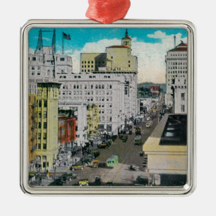 Adorno Metálico Este en Broadway del hotel de San Diego